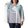 Columbia womens Flash Forward WindbreakerWindbreaker(Icy Morn/White)