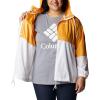 Columbia womens Flash Forward WindbreakerWindbreaker(Mango/White)
