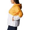 Columbia womens Flash Forward WindbreakerWindbreaker(Mango/White)