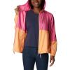 Columbia womens Flash Forward WindbreakerWindbreaker(Wild Geranium/Peach)