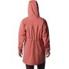 Columbia womens Flora Park Softshell Jacket(Dark Coral)