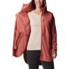 Columbia womens Flora Park Softshell Jacket(Dark Coral)