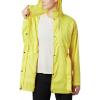 Columbia womens Pardon My Trench II Rain Jacket(Buttercup)