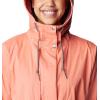 Columbia womens Pardon My Trench II Rain Jacket(Faded Peach)