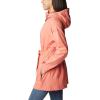 Columbia womens Pardon My Trench II Rain Jacket(Faded Peach)