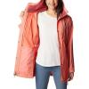 Columbia womens Pardon My Trench II Rain Jacket(Faded Peach)