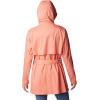 Columbia womens Pardon My Trench II Rain Jacket(Faded Peach)
