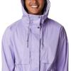 Columbia womens Pardon My Trench II Rain Jacket(Frosted Purple)