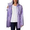 Columbia womens Pardon My Trench II Rain Jacket(Frosted Purple)