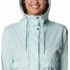 Columbia womens Pardon My Trench II Rain Jacket(Icy Morn)