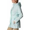 Columbia womens Pardon My Trench II Rain Jacket(Icy Morn)