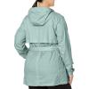 Columbia womens Pardon My Trench II Rain Jacket(Light Lichen)