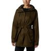 Columbia womens Pardon My Trench II Rain Jacket(Olive Green)