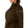 Columbia womens Pardon My Trench II Rain Jacket(Olive Green)