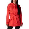 Columbia womens Pardon My Trench II Rain Jacket(Red Hibiscus)