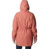 Columbia womens Sage Lake Long Lined Jacket(Dark Coral)
