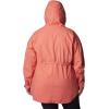 Columbia womens Sage Lake Long Lined Jacket(Dark Coral)