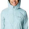 Columbia womens Switchback Lined Long Jacket(Aqua Haze)