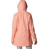 Columbia womens Switchback Lined Long Jacket(Coral Reef)