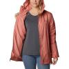 Columbia womens Switchback Lined Long Jacket(Dark Coral)