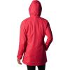 Columbia womens Switchback Lined Long Jacket(Red Lily)