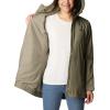 Columbia womens Switchback Lined Long Jacket(Stone Green)