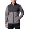 Columbia Men’s Ascender Softshell Jacket(City Grey/Shark)