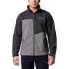 Columbia Mens Cruiser Valley II Softshell(City Grey Heather/Black Heather)