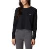 Columbia Women’s Standard North Cascades Long Sleeve Cropped Tee(Black/Boundless Graphic)