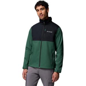 Columbia Men’s Ascender Softshell Jacket(Rain Forest/Black)