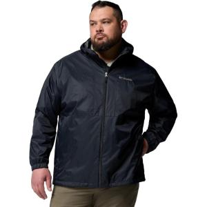 Columbia Mens Glenbrook Bend Rain Jacket(Black)