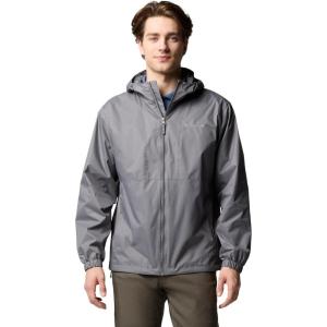 Columbia Mens Glenbrook Bend Rain Jacket(City Grey)