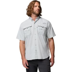 Columbia Men’s PFG Bahama II Short Sleeve Shirt(Cool Grey)