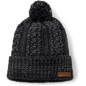 Columbia Unisex-Adult Cozy Ridge Beanie(Black/City Grey Marled)