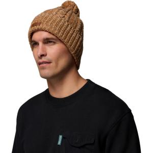 Columbia Unisex-Adult Cozy Ridge Beanie(Camel Brown/Dark Stone Marled)