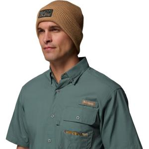 Columbia Unisex-Adult PHG Patch Beanie(Sahara/Tested Tough Box Deer)