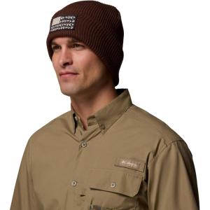 Columbia Unisex-Adult PHG Patch Beanie(Tobacco/Game Flag)
