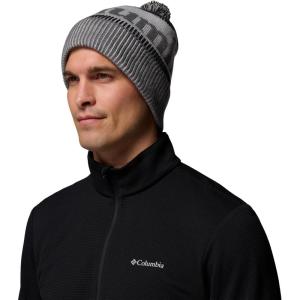 Columbia Unisex-Adult Polar Powder III Beanie(City Grey/Black/Columbia Grey)