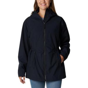 Columbia Womens Blossom Park Rain Jacket(Black)