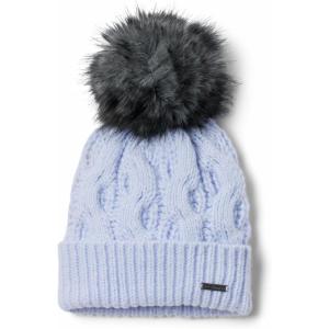 Columbia Womens Boundless Days Cable Knit Pom Beanie(Snowdrift)