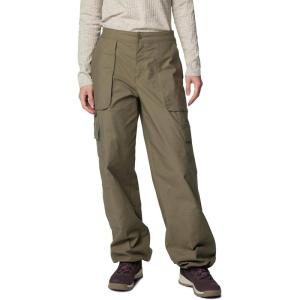 Columbia Womens Brea Falls Cotton Ripstop Pant, Stone Green, XX-Large x S