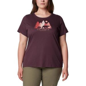 Columbia Womens Daisy Days Short Sleeve Graphic Tee(Moonvista/Treehome)