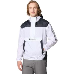 Columbia mens Challenger Ii Windbreaker(White/Black)
