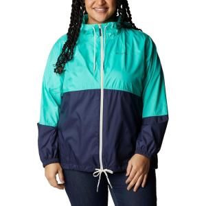 Columbia womens Flash Forward WindbreakerWindbreaker(Electric Turquoise/Nocturnal)