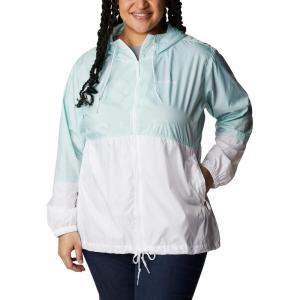 Columbia womens Flash Forward WindbreakerWindbreaker(Icy Morn/White)