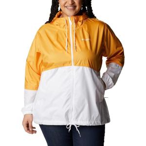 Columbia womens Flash Forward WindbreakerWindbreaker(Mango/White)