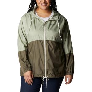 Columbia womens Flash Forward WindbreakerWindbreaker(Safari/Stone Green)