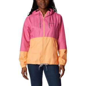 Columbia womens Flash Forward WindbreakerWindbreaker(Wild Geranium/Peach)