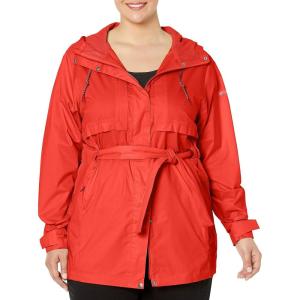 Columbia womens Pardon My Trench II Rain Jacket(Bold Orange)