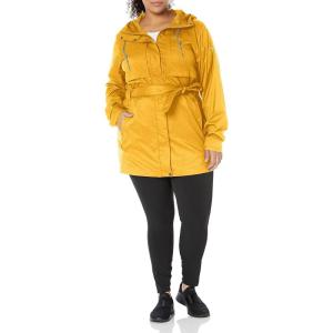 Columbia womens Pardon My Trench II Rain Jacket(Bright Gold)